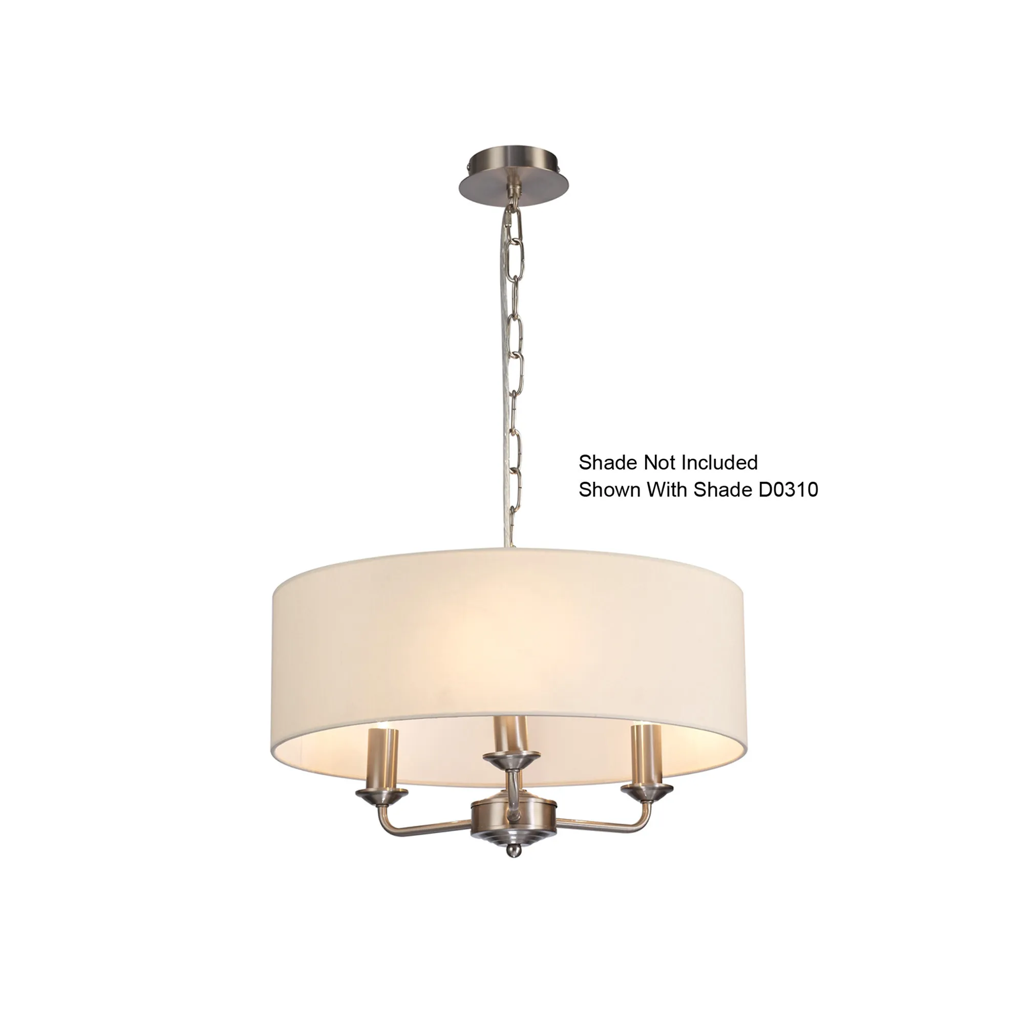 Banyan Pendant 3 Light Satin Nickel D0356  Deco Banyan